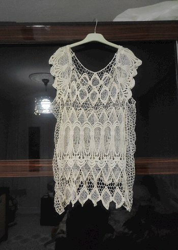 Dantel Detaylı pareo - Görsel 3