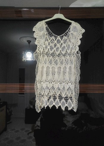 Dantel Detaylı pareo - Görsel 4