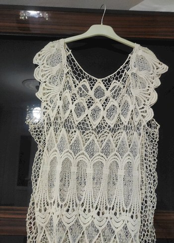 Dantel Detaylı pareo - Görsel 8