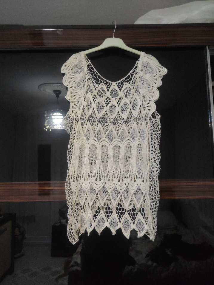 Dantel Detaylı pareo - Görsel 3