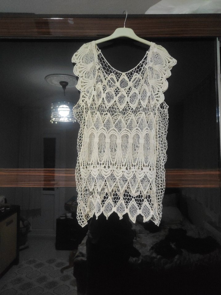 Dantel Detaylı pareo - Görsel 4