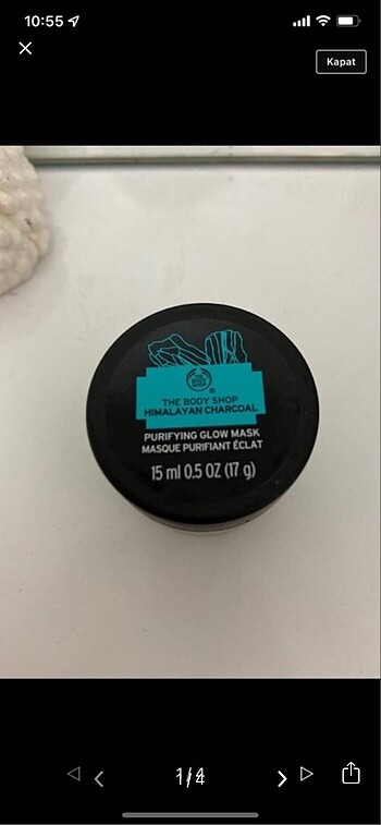 The body shop hımalayan maske