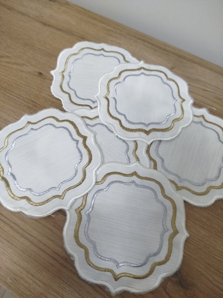 6 adet Kahve Sunum Peçete - Görsel 2