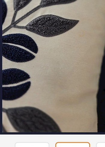 Punch İşlemeli Kırlent Kılıfı - Görsel 2