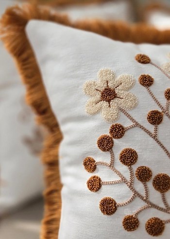 Punch İşlemeli Kırlent Kılıfı - Görsel 2