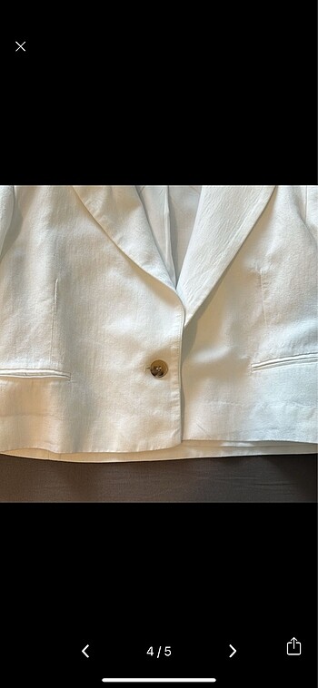 Zara Zara crop blazer ceket