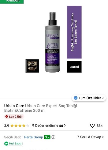 Urban Care Saç Toniği