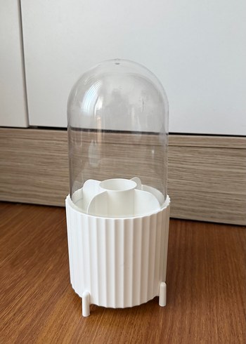 Beden Renk Beyaz Makyaj Fırçası Organizeri