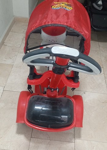 Renkli Kırmızı Çocuk Üç Tekerlekli Bisiklet - Görsel 2