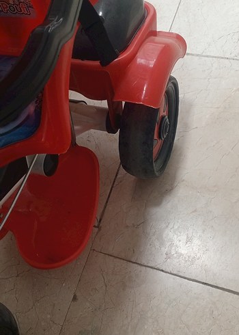 Renkli Kırmızı Çocuk Üç Tekerlekli Bisiklet - Görsel 3