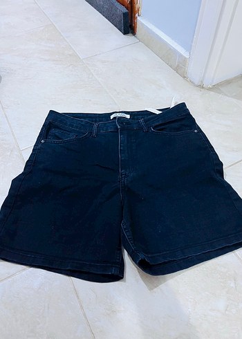 Defacto Kadın Lacivert Mini Denim Şort