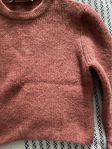 s Beden pembe Renk zara crop kazak