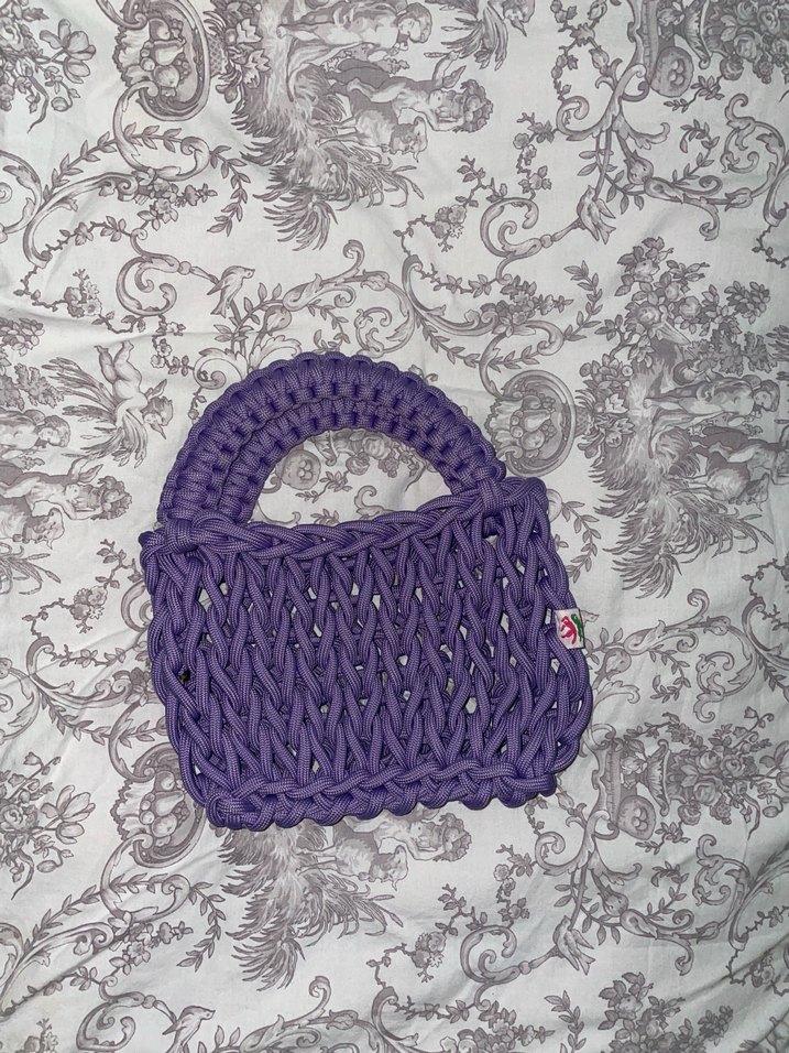 Örgü Kadın El Çantası - Bohem Stil act istanbul - Görsel 2