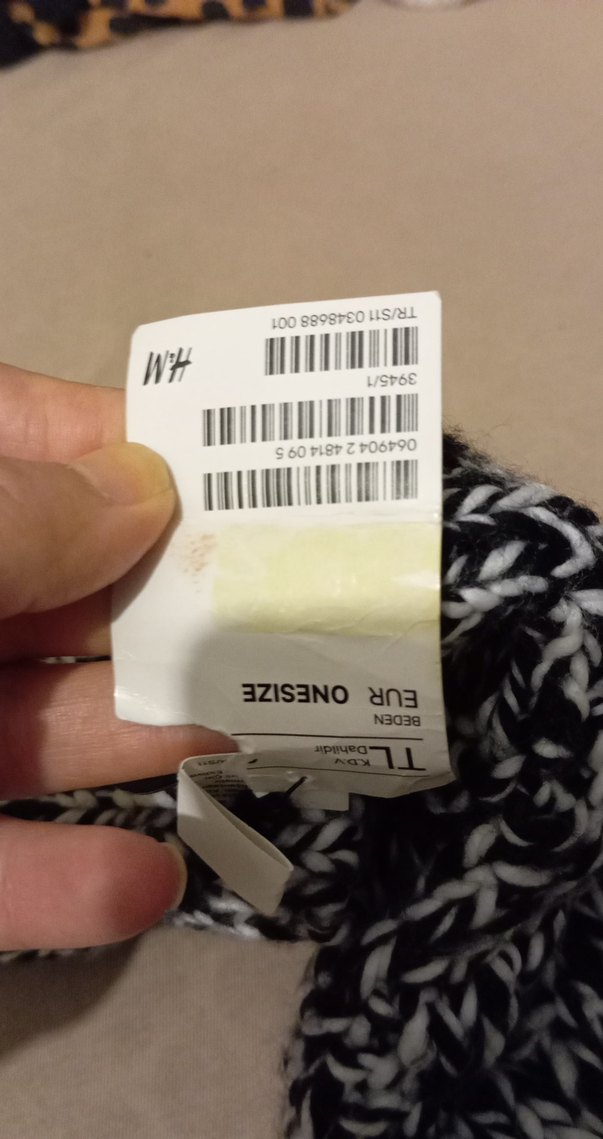 Gri Zebra Desenli Fırın Eldiveni - Görsel 4