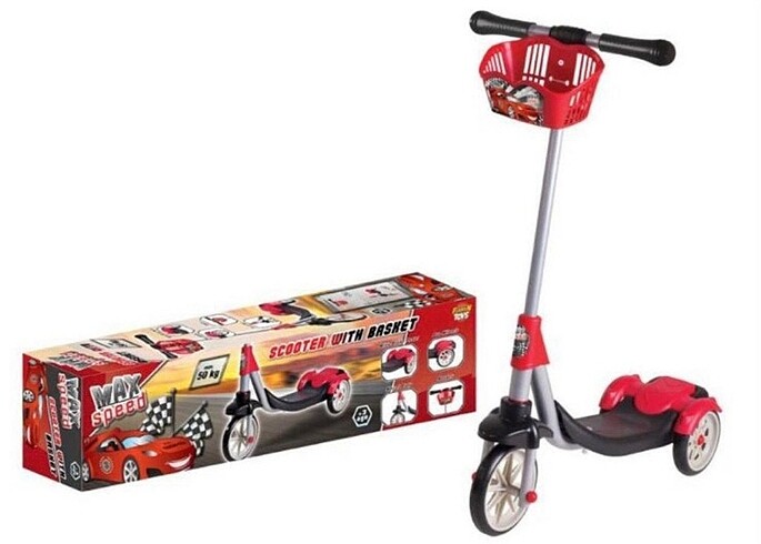 3 teker frenli scooter