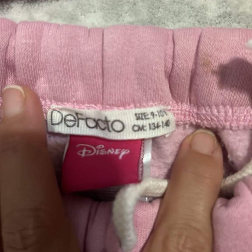 Kız Çocuk Pembe Moana Baskılı Eşofman Takımı - Görsel 3