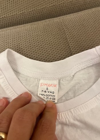 Beyaz Baskılı Pamuklu Erkek Tişört - Görsel 2