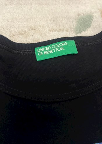 Benetton Siyah Uzun Kollu Kız Tişörtü - Görsel 2