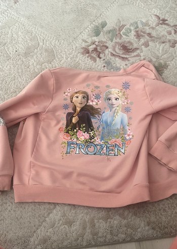 Gri Nakışlı Kız Eşofman Takımı - Görsel 8