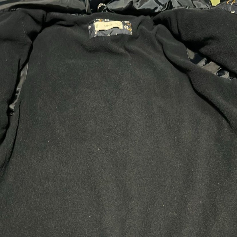 Kız Çocuk Çiçek Desenli Fermuarlı Mont - Görsel 5