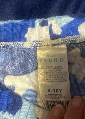 Erkek Çocuk Mavi Kamuflaj Kısa Kollu Pijama - Görsel 3