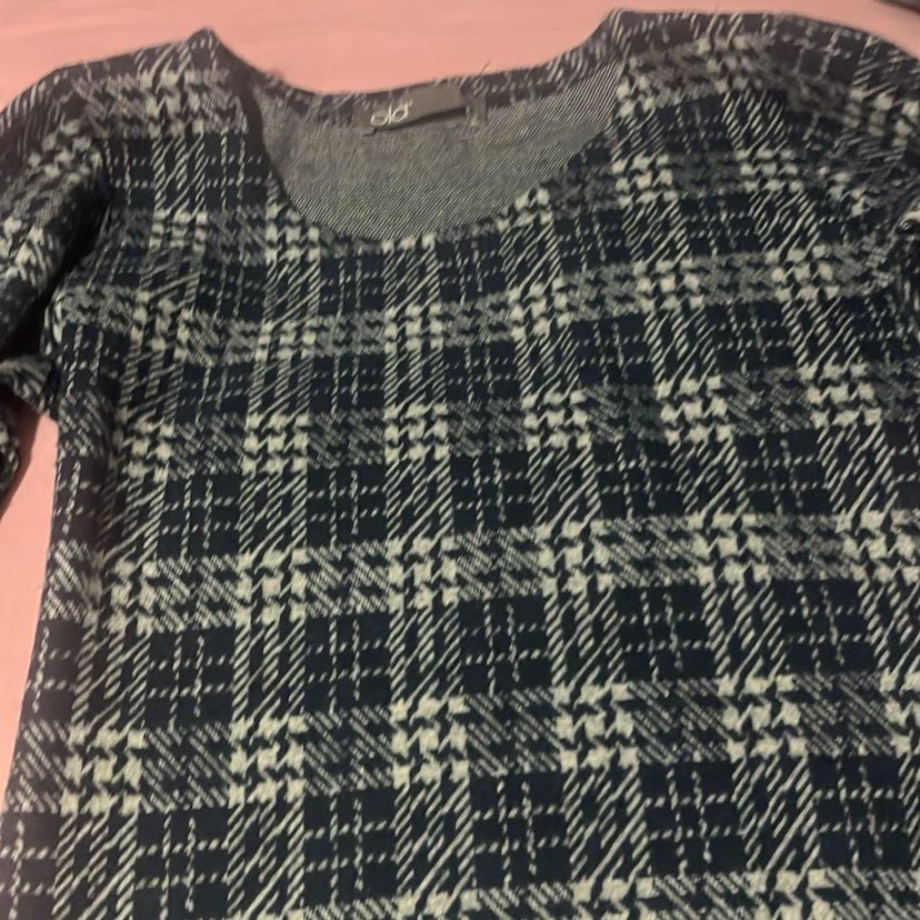 Uzun Kollu Gri Triko Midi Elbise - Görsel 3