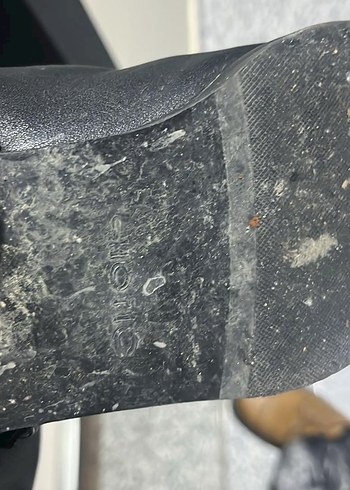 Kadın Siyah Deri Tokalı Dizüstü Çizmeler - Görsel 6