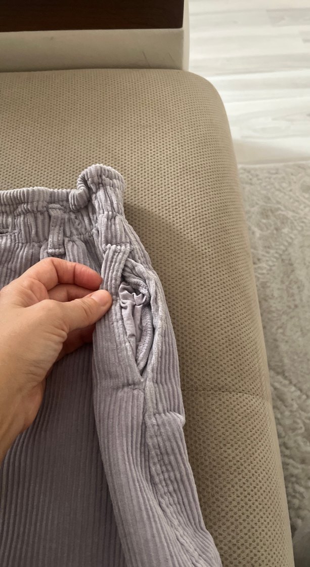 Kız Çocuk Gri Pliseli Keten Etek - Görsel 2