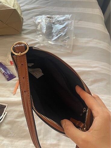Beden kahverengi Renk stradivarius baget çanta