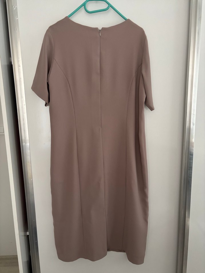 Bej elbise - Görsel 3