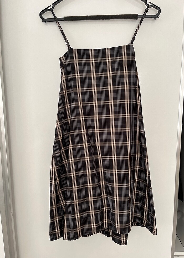 Kareli elbise - Görsel 2