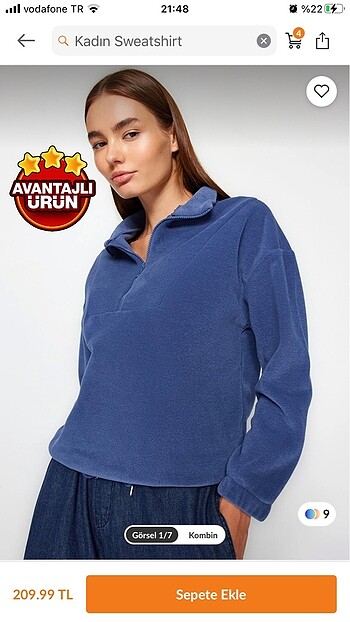 Trendyol & Milla Polar sweatshirt