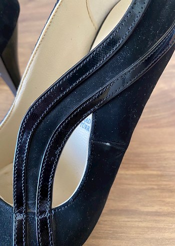 39 Beden siyah Renk Siyah Kemer Detaylı Stiletto Topuklu Kadın Ayakkabı