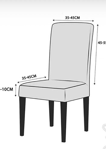 Jakar kumaş sandalye kılıfı 6 adet - Görsel 7