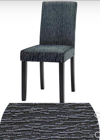 Jakar kumaş sandalye kılıfı 6 adet - Görsel 2