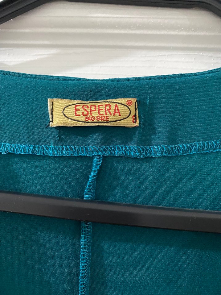 Boncuk İşlemeli Turkuaz Bohem Uzun Anne Abiye - Görsel 5