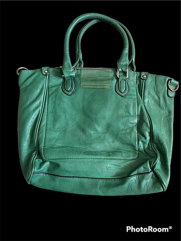 Diğer Yeşil şeffaf detay kol çantası
