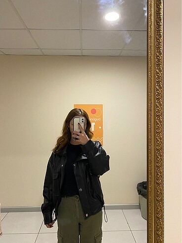 Oversize Deri Ceket