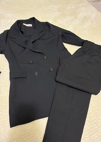 Zara Sik Siyah Takim Ceket Pantolon