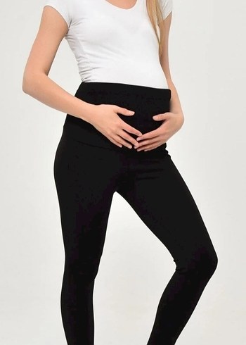 Siyah Hamile Taytı XL - Görsel 2