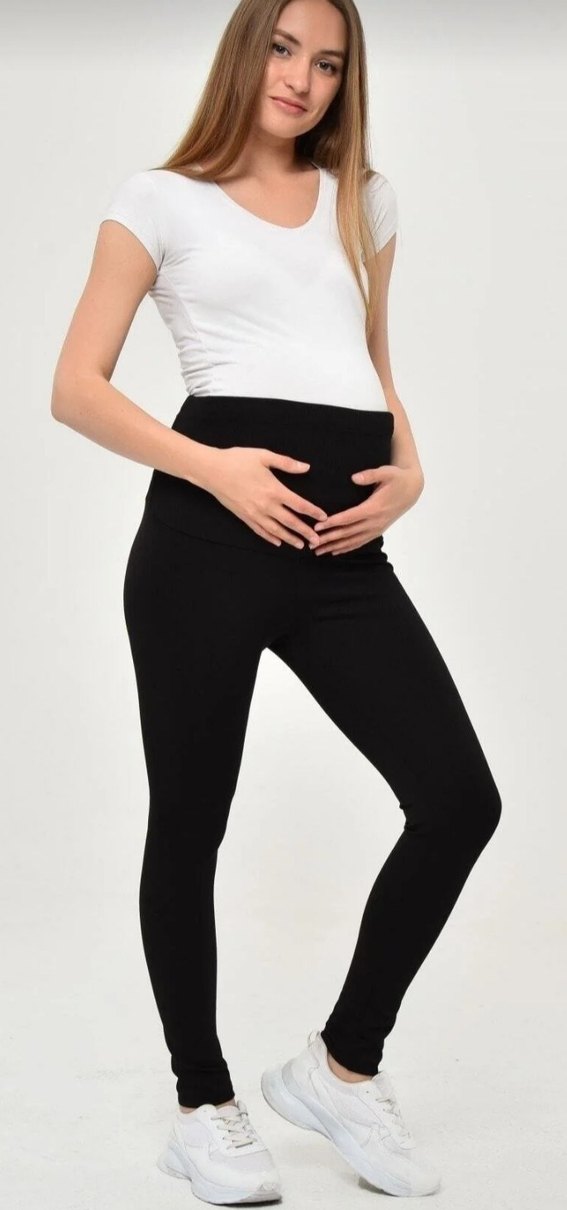 Siyah Hamile Taytı XL - Görsel 2