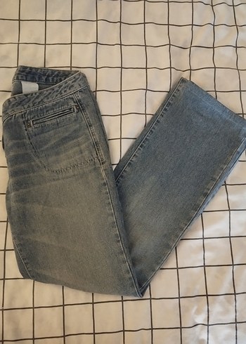 American Vintage V Detaylı Düşük Bel Jean