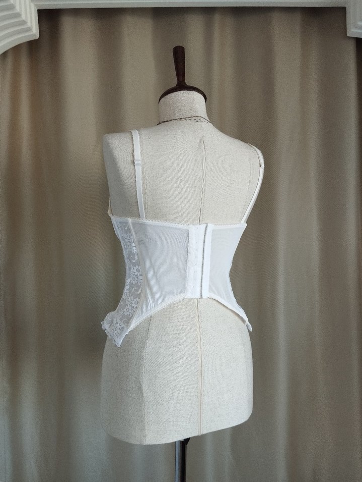 Milk & Lace Dantel Nakışlı Romantic Goth Korse - Görsel 3