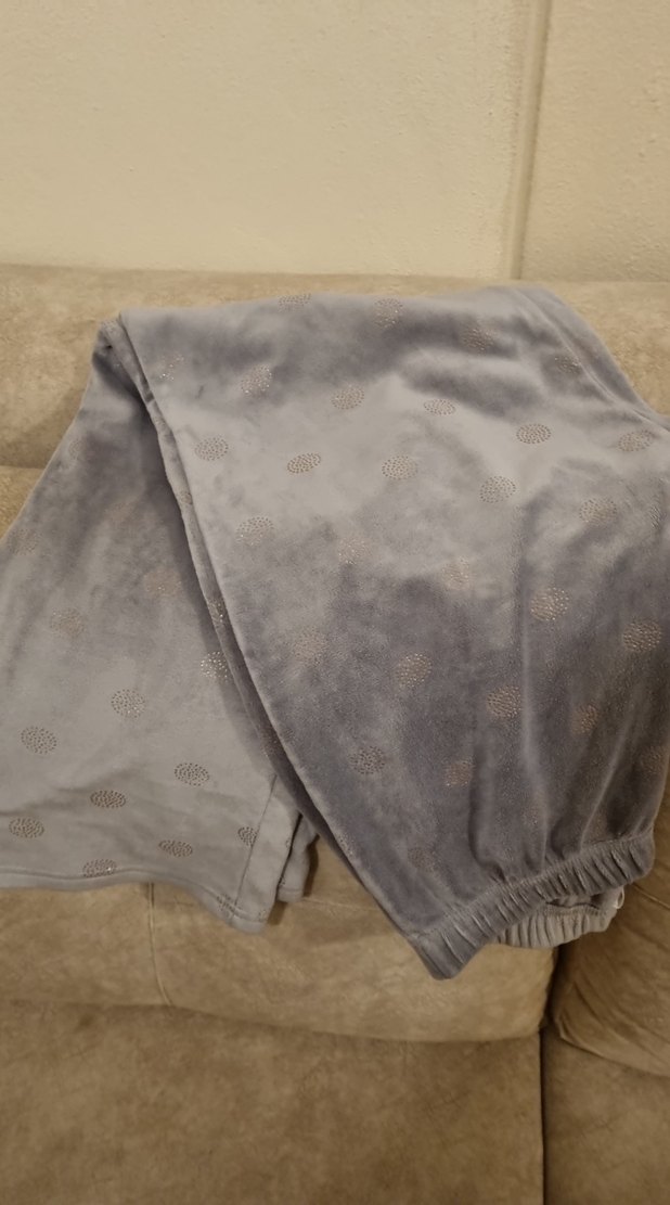 penti Gri kadife pijama - Görsel 2