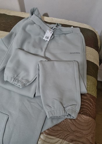 gri Kapüşonlu Kadın Eşofman Takımı - Görsel 4