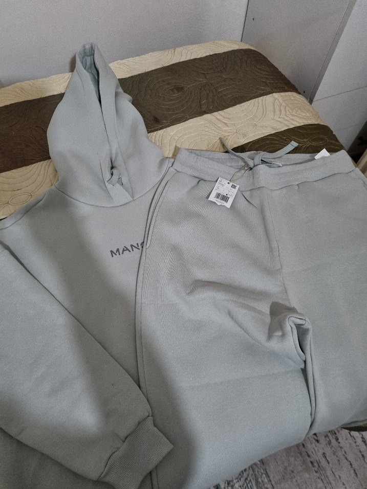 gri Kapüşonlu Kadın Eşofman Takımı - Görsel 3