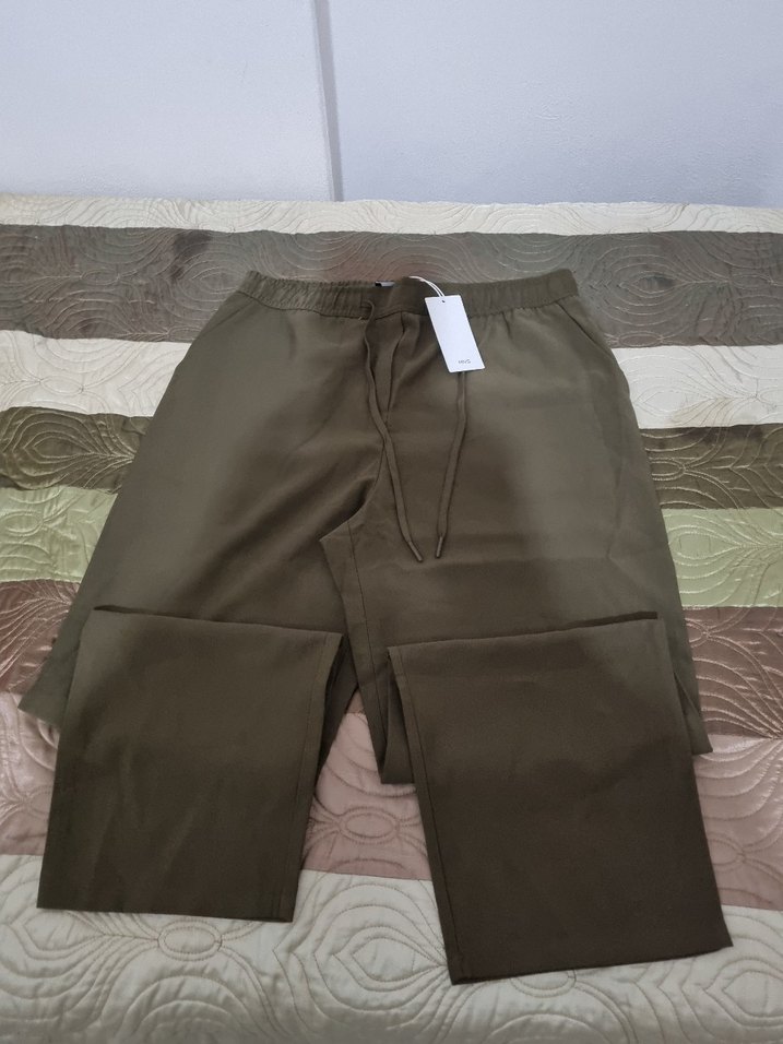 mango Keten Kadın Pantolon - Görsel 4