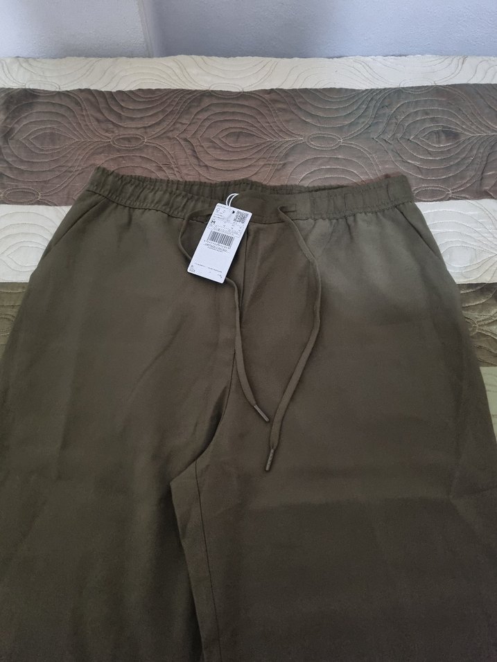 mango Keten Kadın Pantolon - Görsel 3