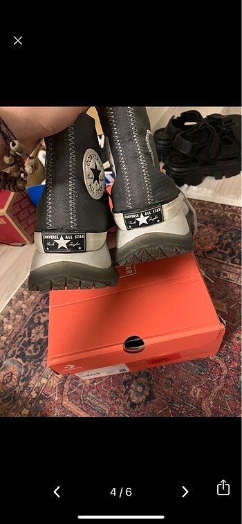 38 Beden gri Renk Converse Chuck 70 At-Cx Kadın Ayakkabı