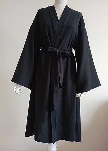 universal Beden siyah Renk Kimono
